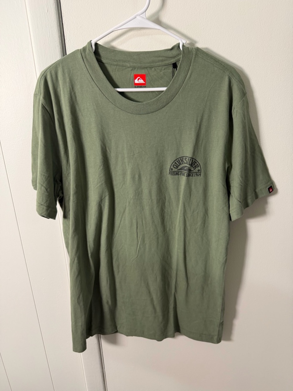 Quiksilver T‑Shirt | Men’s Large | Olive Green | NWT